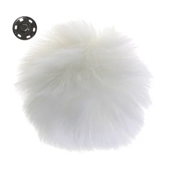 Go Handmade Pompon m. trykknap, 10 cm